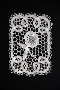 Handmade Bruges Lace Single Bloom